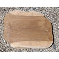Rustiek Teak houten bordje